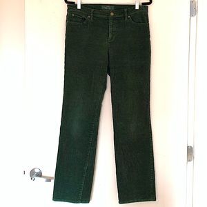 Lauren Ralph Lauren Green Corduroys, Size 10